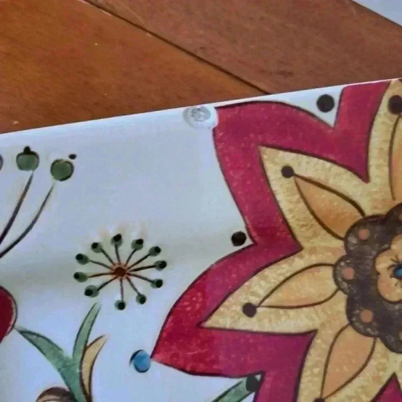 Earthenware Carynthum 4 salad plates - Picture 8 of 10